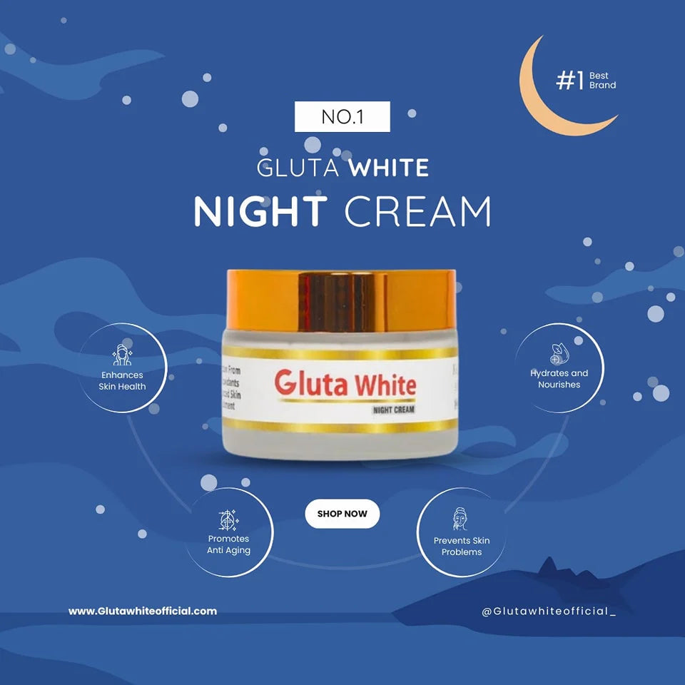 Gluta White Cream for Face Whitening & Brightening